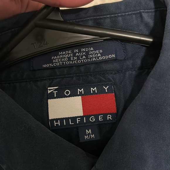 Medium Tommy Hilfiger button up blue - Picture 3 of 4